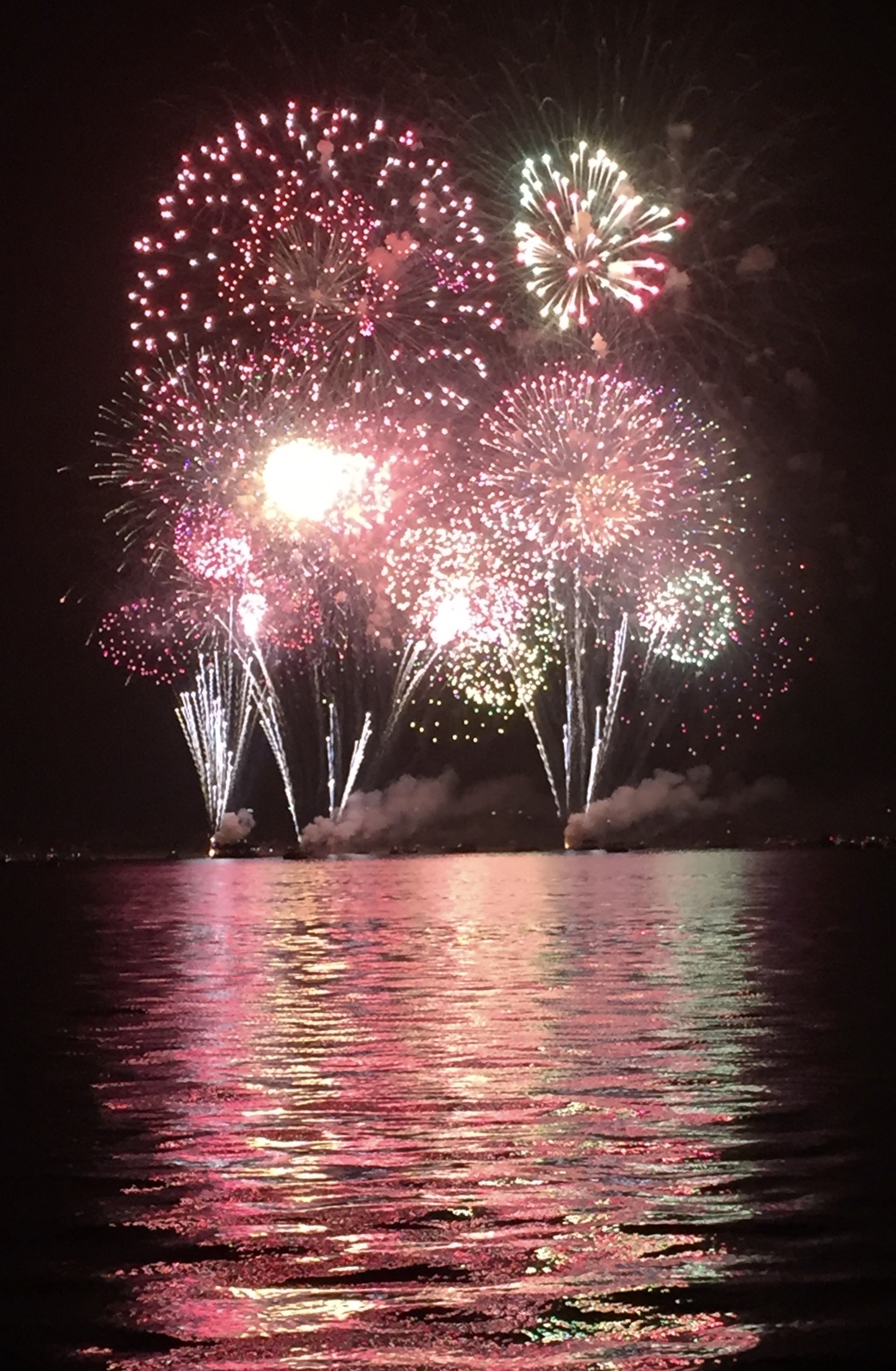 Fireworks over Lake Grapevine